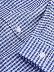 Blue/Navy Single Oxford Shirt (3-16yrs) - Image 3 of 3