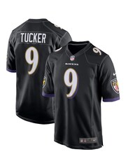 Nike Black NFL Baltimore Ravens Alternate Game Jersey - Justin Tucker Youth - Image 1 of 3
