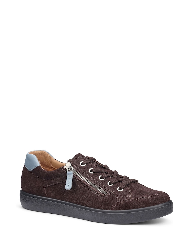 Braun - Hotter Chase II Turnschuhe mit Schnürung und Reißverschluss - Bild 2 von 4 Braun - Hotter Chase II Turnschuhe mit Schnürung und Reißverschluss - Bild 2 von 4
