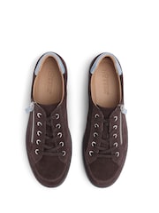 Braun - Hotter Chase II Turnschuhe mit Schnürung und Reißverschluss - Bild 4 von 4