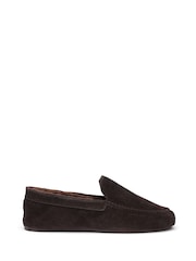 Hotter Brown Standard Fit Recharge Slip-On Slippers - Image 1 of 4