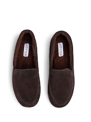 Hotter Brown Standard Fit Recharge Slip-On Slippers - Image 3 of 4
