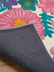 Lucy Tiffney Pink Floral Rug - Image 3 of 5