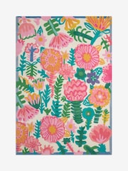 Lucy Tiffney Pink Floral Rug - Image 4 of 5