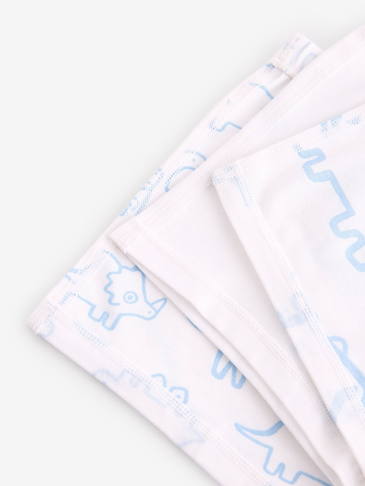 Blue Dinosaur Kind to Skin Trunks 3 Pack (1.5-12yrs) - Image 7 of 7