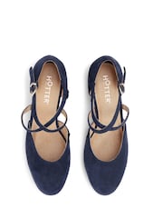 أزرق - Hotter Sonnet Buckle Formal Shoes - صورة 3 من 4