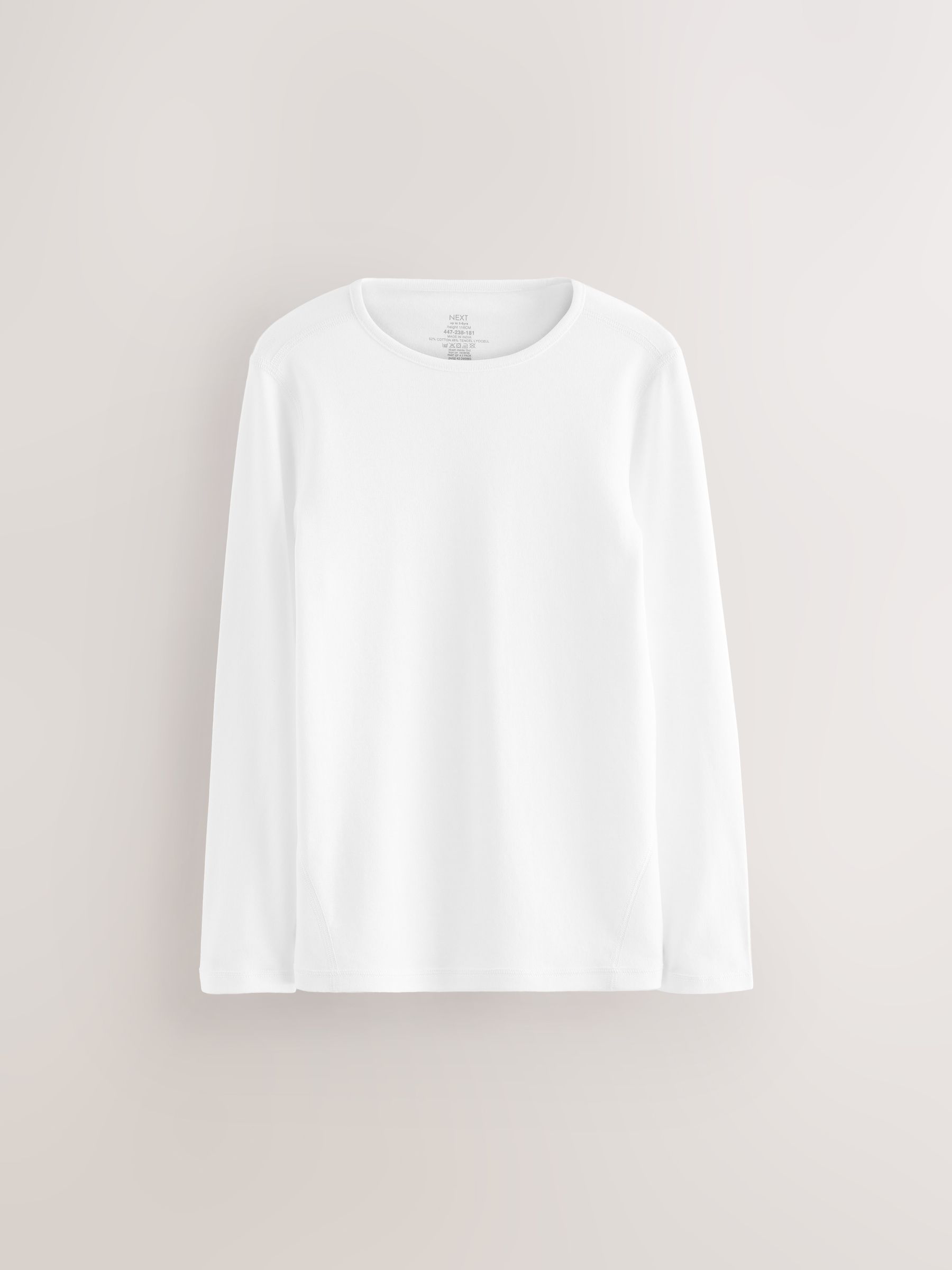 Buy White Kind To Skin Long Sleeve T-Shirts 2 Pack (9mths-12yrs) from ...