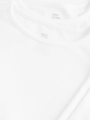 White Kind To Skin Long Sleeve T-Shirts 2 Pack (9mths-12yrs) - Image 4 of 4