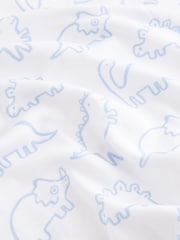 Blue Dinosaur Print Kind to Skin Pyjamas 2 Pack (9mths-12yrs) - Image 5 of 5
