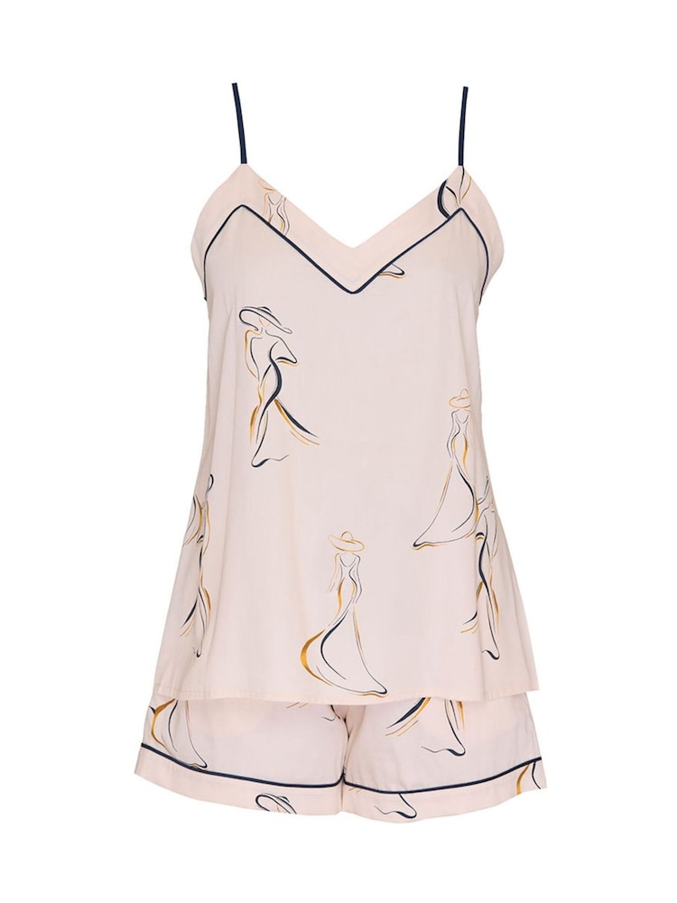 طقم من كامي وشورت بطبعة مستوحاة من الأناقة الباريسية من Fable and Eve - صورة 4 من 4 طقم من كامي وشورت بطبعة مستوحاة من الأناقة الباريسية من Fable and Eve - صورة 4 من 4