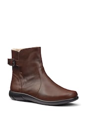 Braun - Hotter Rustle Zip/Buckle Ankle Boots - Bild 2 von 4