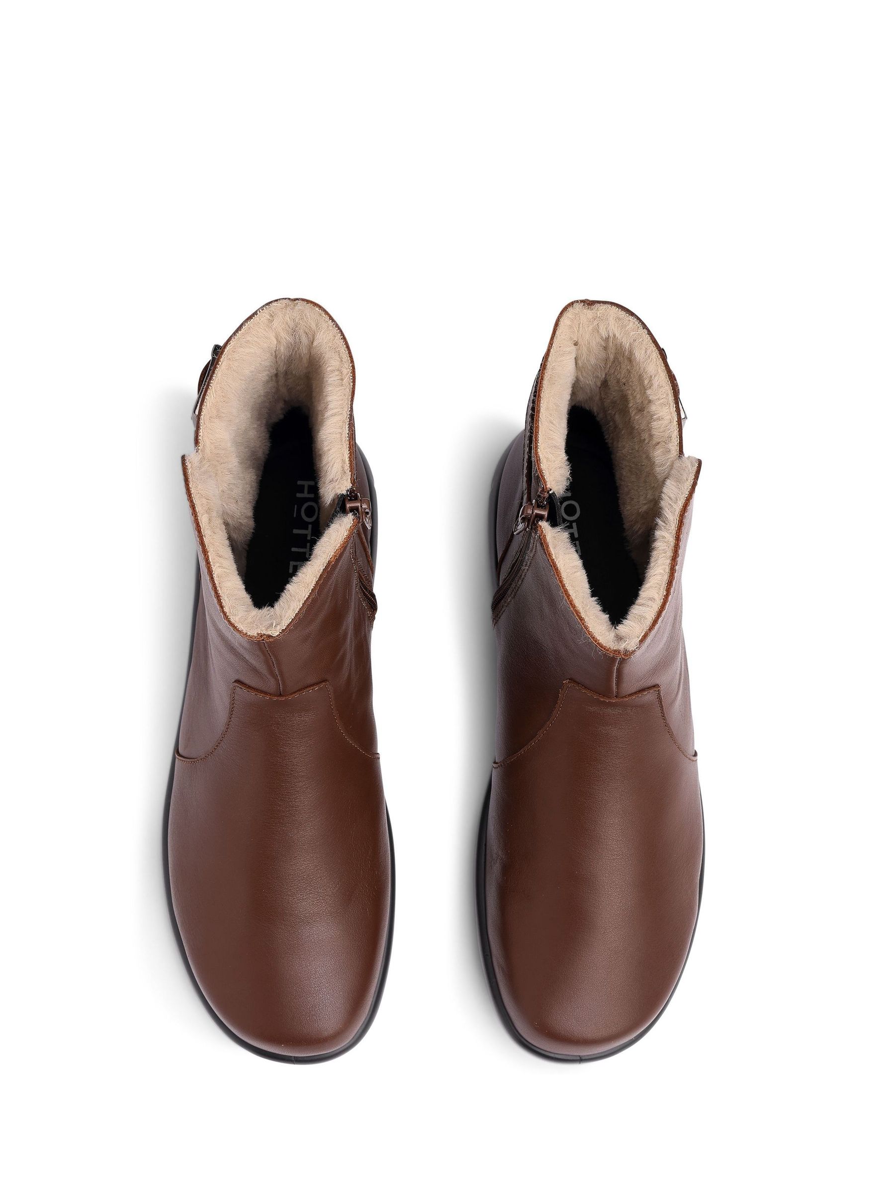 Rustle Images Buy Brown - Hotter Rustle Zip/Buckle Ankle Boots from Next Belgium