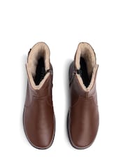 Braun - Hotter Rustle Zip/Buckle Ankle Boots - Bild 3 von 4