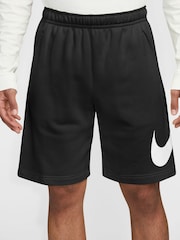 Черный - Флисовые шорты с логотипом Nike Club - Image 1 of 12