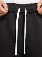 Черный - Флисовые шорты с логотипом Nike Club - Image 9 of 12