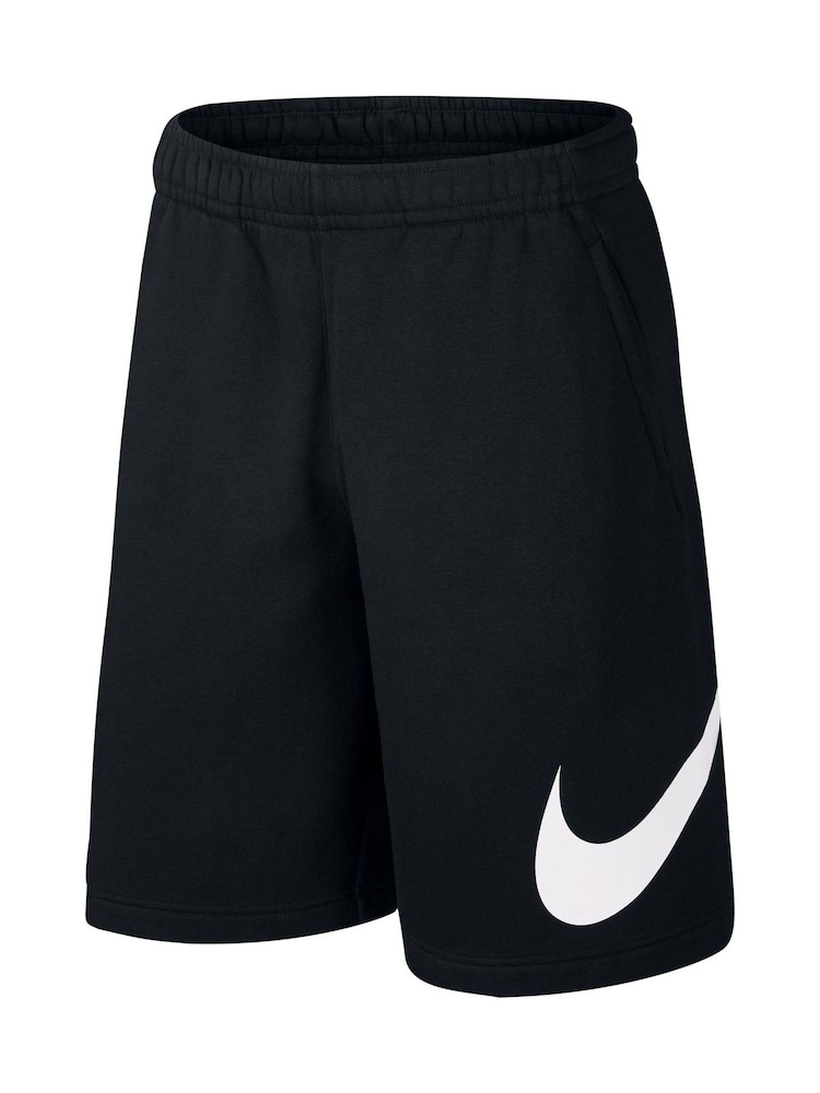 Черный - Флисовые шорты с логотипом Nike Club - Image 12 of 12