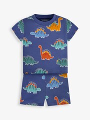 JoJo Maman Bébé Boys' 2-Pack Dinosaur Jersey Pyjamas - Image 6 of 11