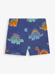 JoJo Maman Bébé Boys' 2-Pack Dinosaur Jersey Pyjamas - Image 8 of 11
