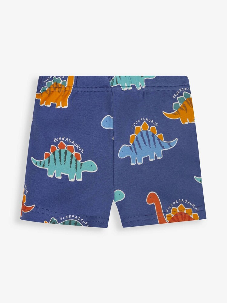 JoJo Maman Bébé Boys' 2-Pack Dinosaur Jersey Pyjamas - Image 8 of 11