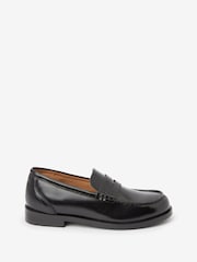 Black Leather Loafers - Image 1 of 4