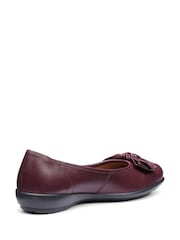 Hotter Red Wide Fit Jewel Slip-On Ballets Shoes - Image 3 of 4