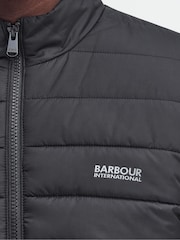 Barbour® International Ledley Quilted Puffer Black Jacket - Image 6 of 6