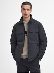 Barbour® International Distill Quilted Black Jacket - Image 1 of 7