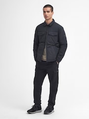 Barbour® International Distill Quilted Black Jacket - Image 2 of 7