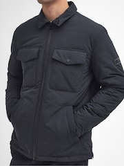 Barbour® International Distill Quilted Black Jacket - Image 4 of 7