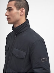 Barbour® International Distill Quilted Black Jacket - Image 5 of 7