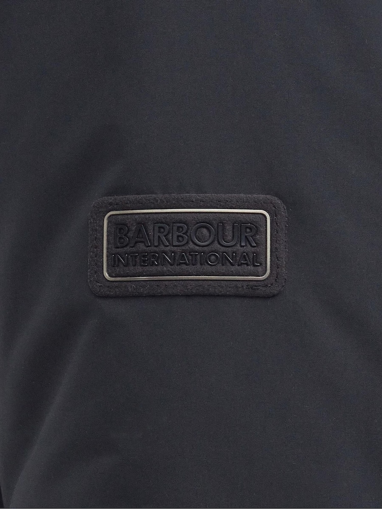 Barbour® International Distill Quilted Black Jacket - Image 7 of 7