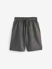 Grey Relaxed Washed Jersey Shorts (3-16yrs) - Image 1 of 4