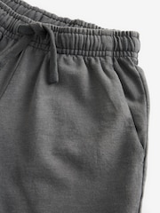Grey Relaxed Washed Jersey Shorts (3-16yrs) - Image 3 of 4