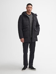 Barbour® International Sutley Baffle Quilted Black Jacket - Image 2 of 6