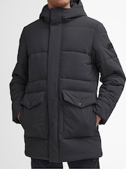 Barbour® International Sutley Baffle Quilted Black Jacket - Image 5 of 6