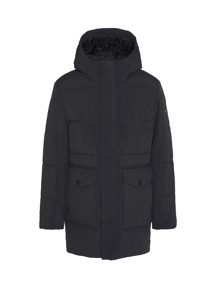 Barbour® International Sutley Baffle Quilted Black Jacket - Image 6 of 6