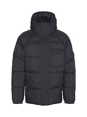 Barbour® International Olive Green Haze Hooded Puffer Jacket - Image 7 of 9