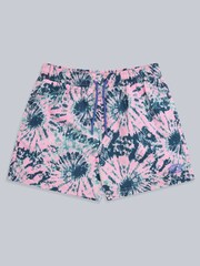 Animal Kids Purple Jetsetter Recycled Printed Board Shorts - Image 1 of 2