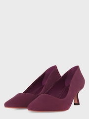 Hobbs Purple Esther Court Shoes - Image 2 of 4