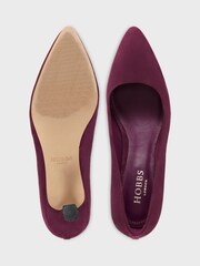 Hobbs Purple Esther Court Shoes - Image 3 of 4