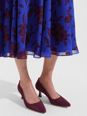Hobbs Purple Esther Court Shoes - Image 4 of 4