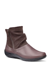 Hotter Brown Wide Fit Wide Fit Whisper Zip Ankle Boots - Image 2 of 4
