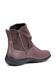 Hotter Brown Wide Fit Wide Fit Whisper Zip Ankle Boots - Image 3 of 4