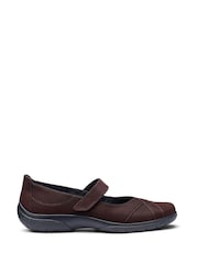 Braun - Hotter Hope Lederschuhe mit Klettverschluss - Bild 1 von 4