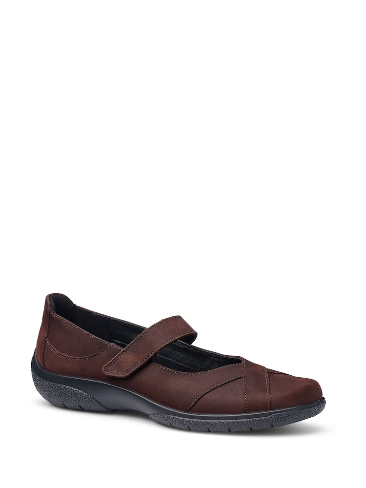 Braun - Hotter Hope Lederschuhe mit Klettverschluss - Bild 2 von 4 Braun - Hotter Hope Lederschuhe mit Klettverschluss - Bild 2 von 4