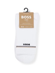 BOSS White Iconic Socks 2 Pack - Image 2 of 3