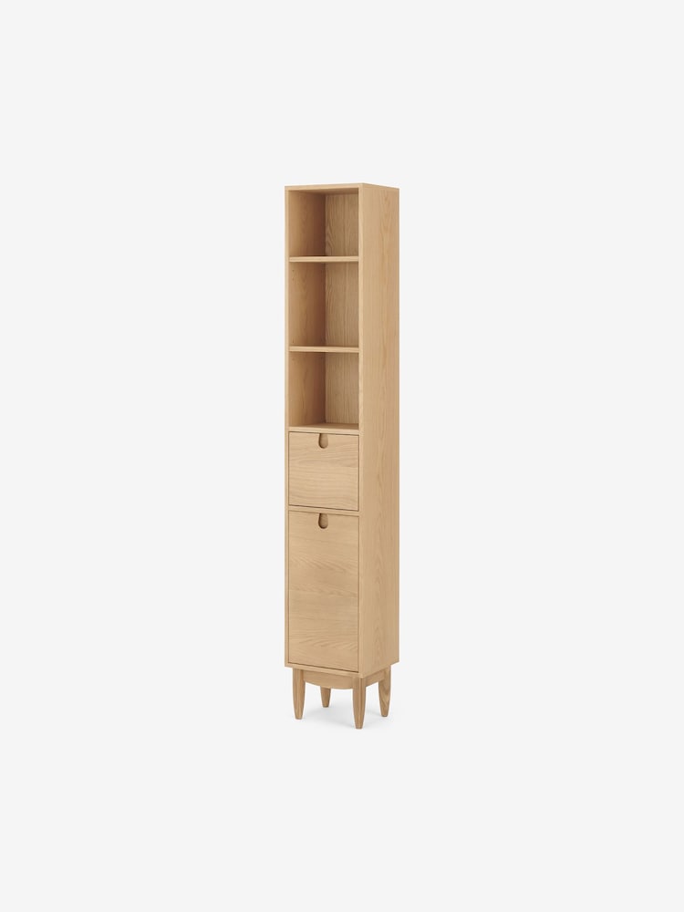 MADE.COM Oak Penn Tall Boy Chest of Drawers - Image 2 of 4