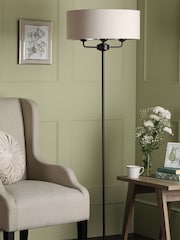 Laura Ashley Black Sorrento Floor Lamp - Image 2 of 4