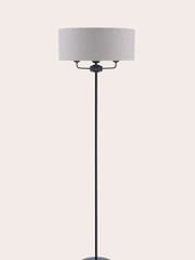 Laura Ashley Black Sorrento Floor Lamp - Image 4 of 4