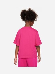 Nike Fushsia Pink Oversized Essentials Boxy T-Shirt - Image 5 of 7